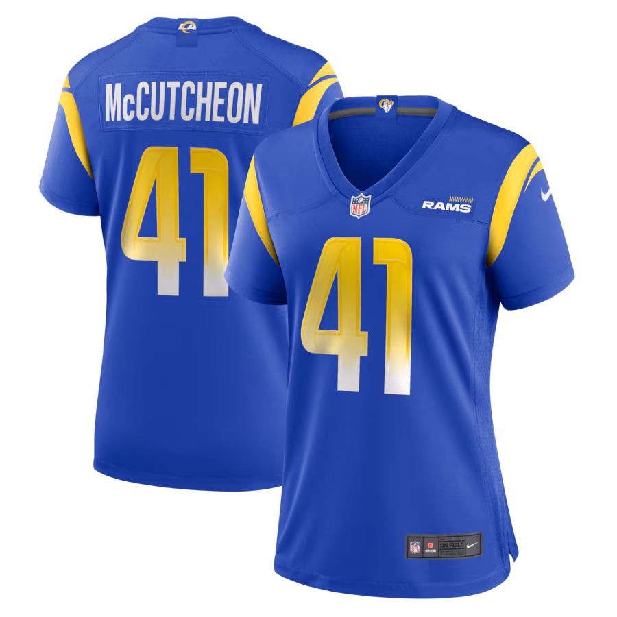 Women's Los Angeles Rams Cameron McCutcheon Nike Royal  Game Jersey - Jersey