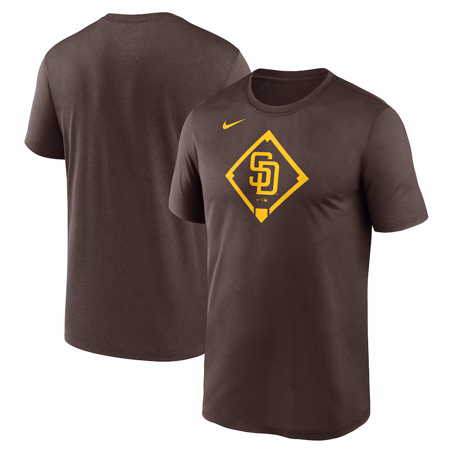 Men's San Diego Padres Nike Brown Icon Legend Performance T-Shirt - Jersey