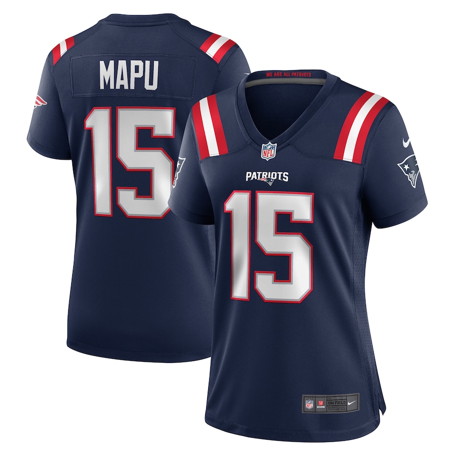 Women's New England Patriots Marte Mapu Nike Navy Game Jersey - Jersey