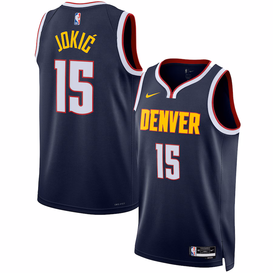 Unisex Denver Nuggets Nikola Jokic Nike Navy Swingman Jersey - Icon Edition - Jersey