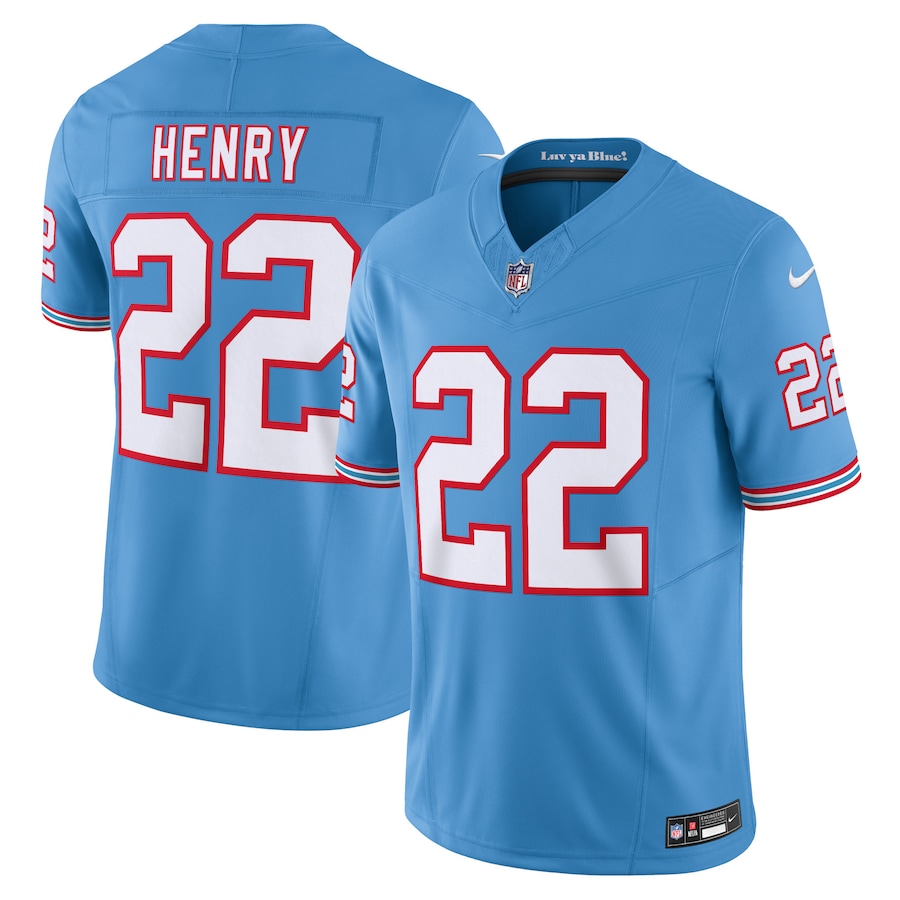 Men's Tennessee Titans Derrick Henry Nike Light Blue Vapor F.U.S.E. Limited Jersey - Jersey