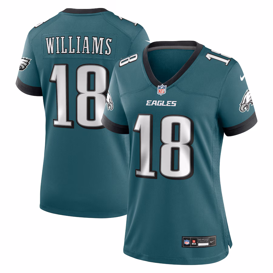 Women's Philadelphia Eagles Avery Williams Nike Midnight Green Team Game Jersey - Jersey