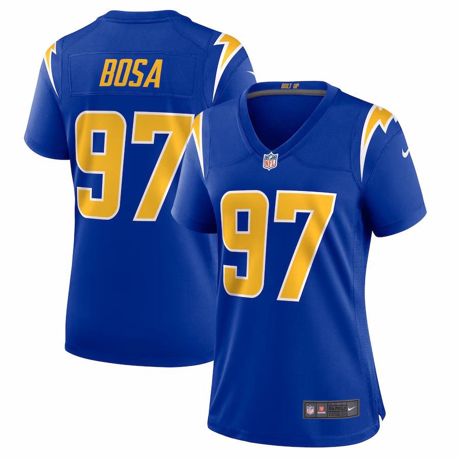 Women's Los Angeles Chargers Joey Bosa Nike Royal 2nd Alternate Game Jersey - Jersey