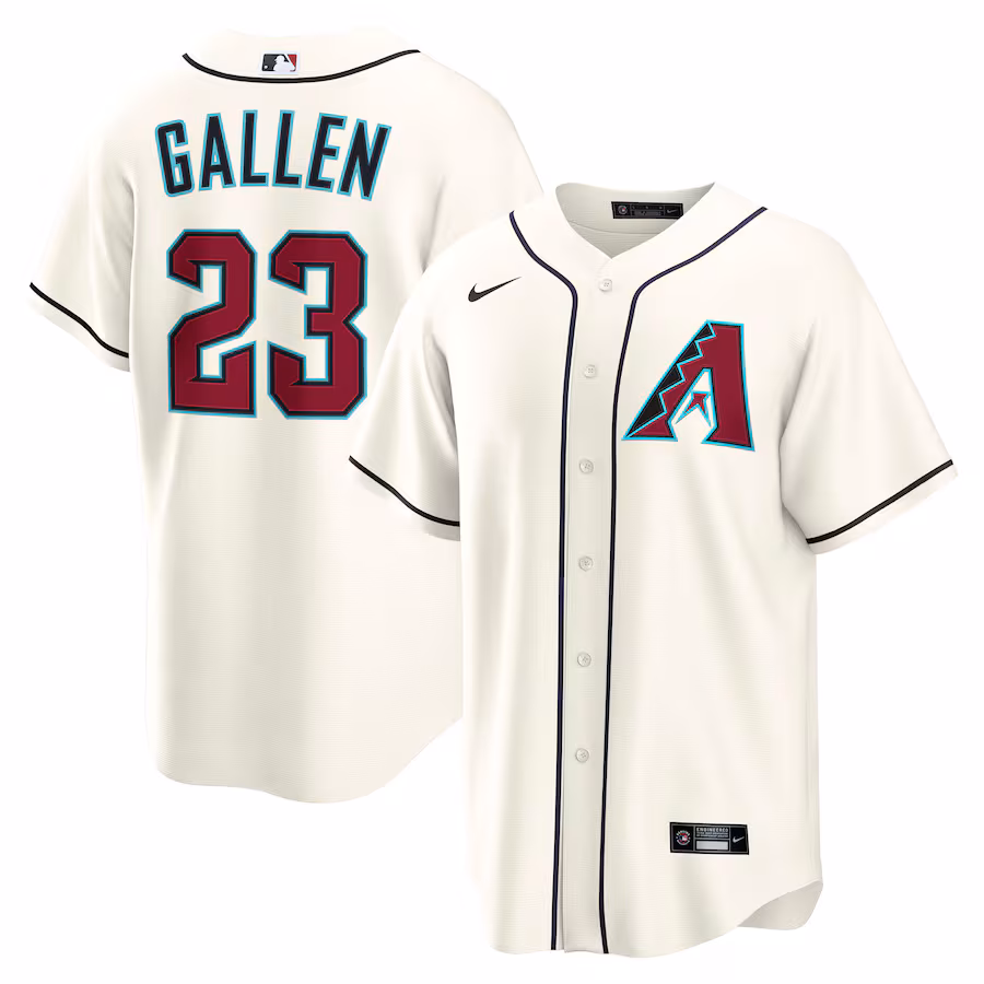 Youth Arizona Diamondbacks Zac Gallen Nike Cream Home Replica Jersey - Jersey