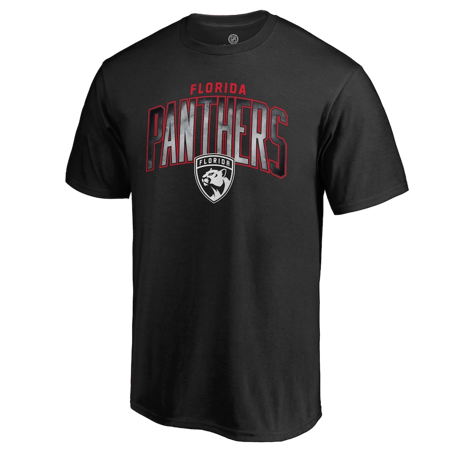 Men's Florida Panthers Black Arch Smoke T-Shirt - Jersey