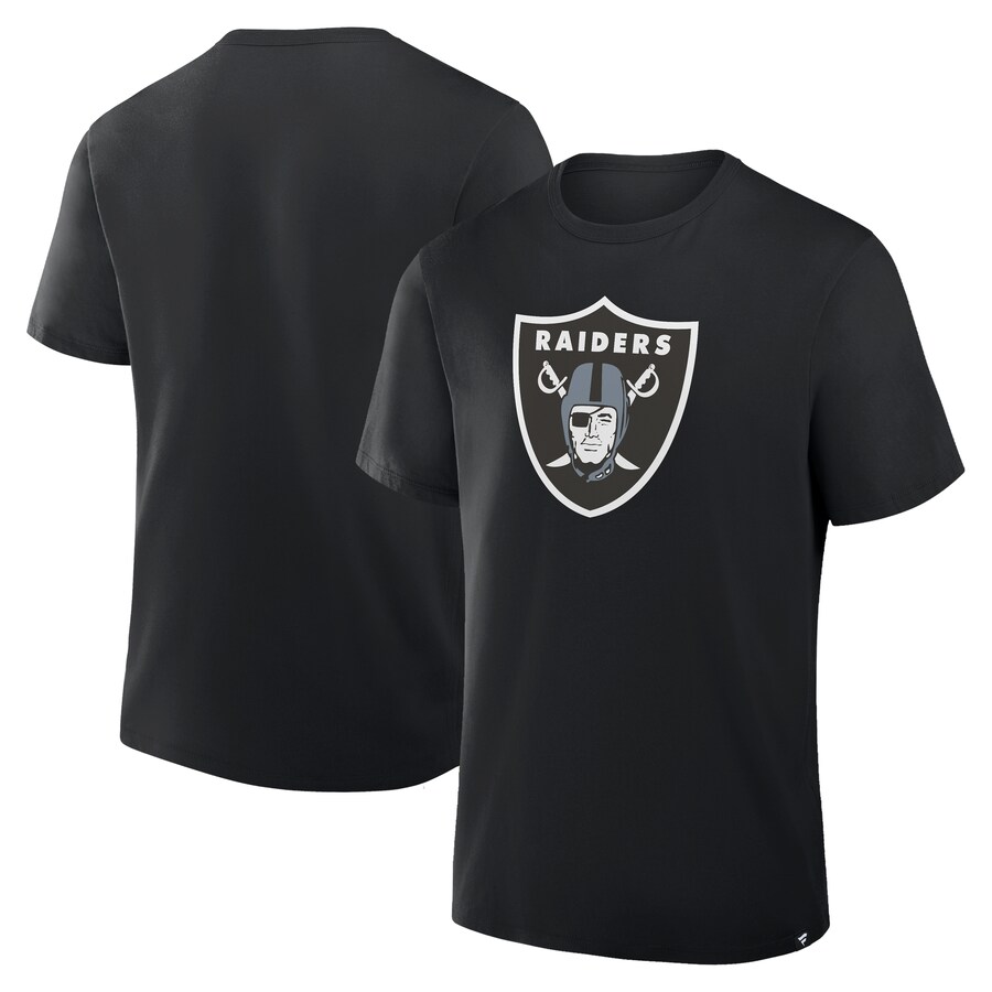 Men's Las Vegas Raiders  Fanatics Black Legacy Cotton T-Shirt - Jersey