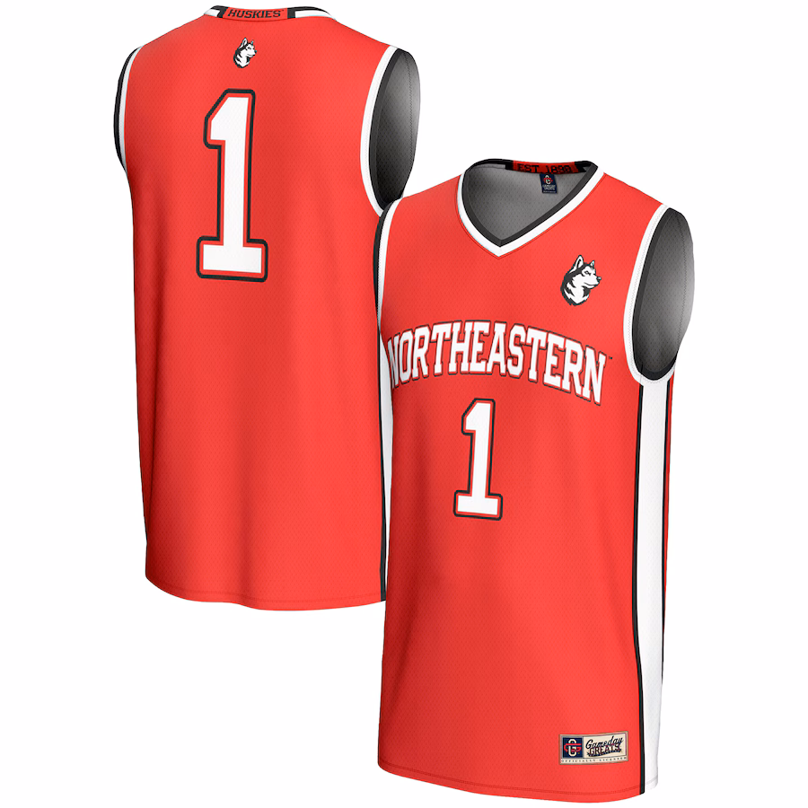 Youth GameDay Greats Red #1 Northeastern Huskies Lightweight Basketball Jersey - Jersey