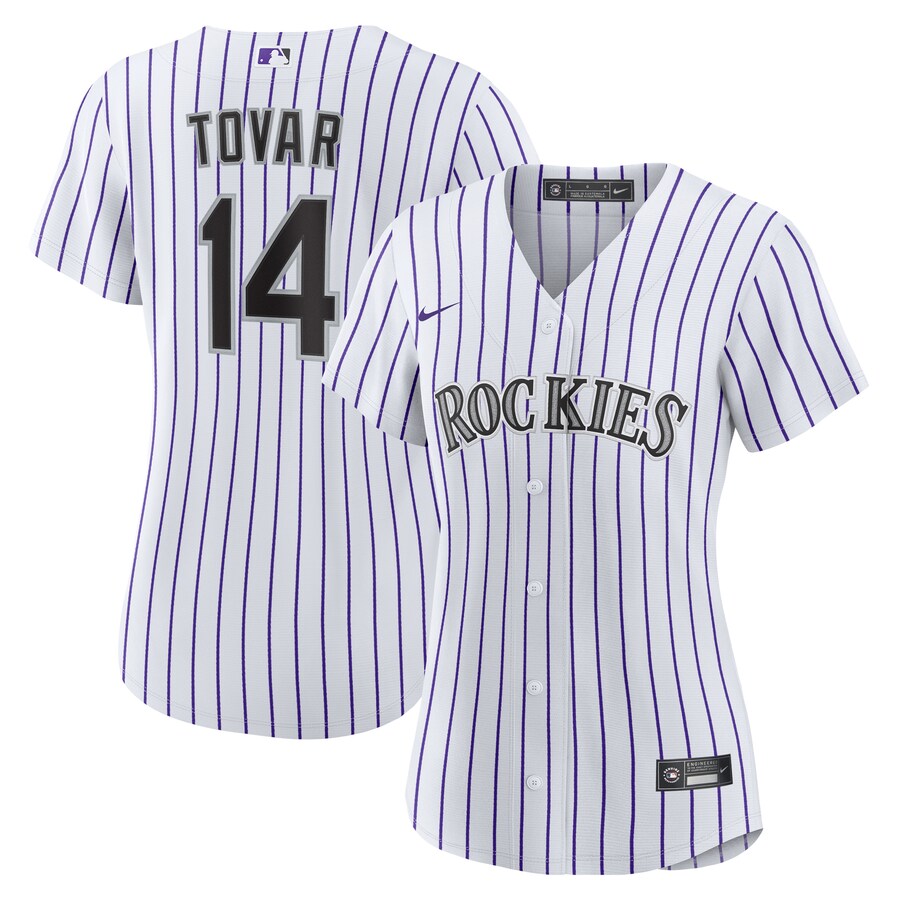 Women's Colorado Rockies Ezequiel Tovar Nike White Home Replica Jersey - Jersey