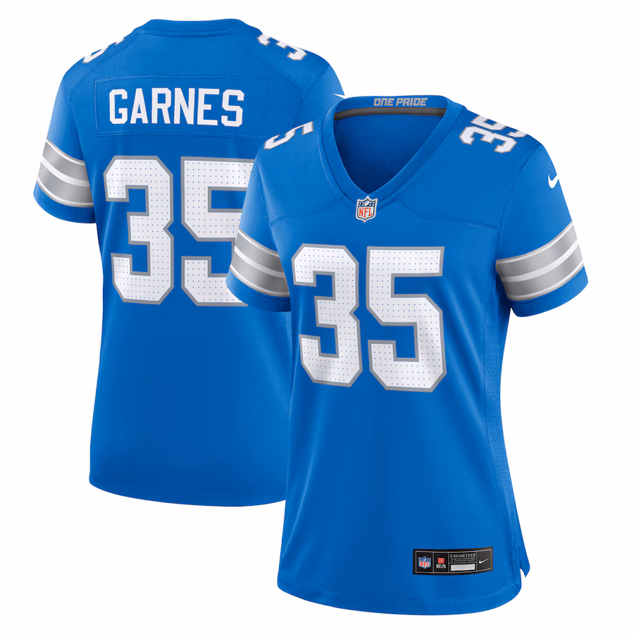 Women's Detroit Lions Chelen Garnes Nike  Blue Game Jersey - Jersey