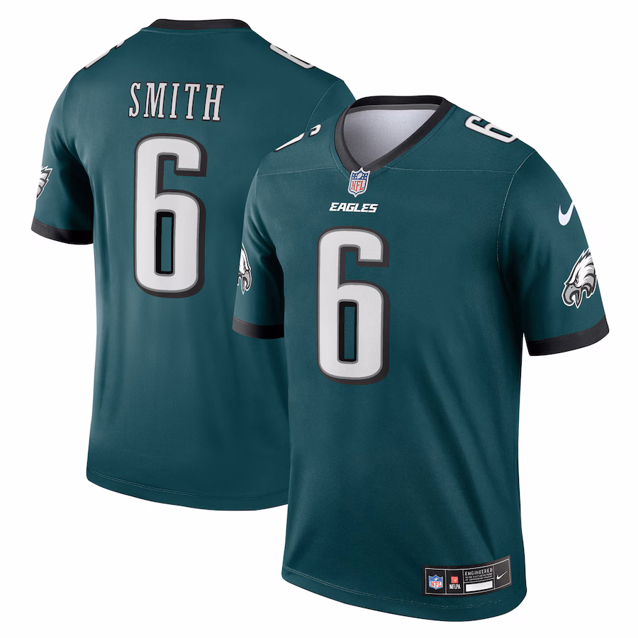 Men's Philadelphia Eagles DeVonta Smith Nike Midnight Green Legend Jersey - Jersey