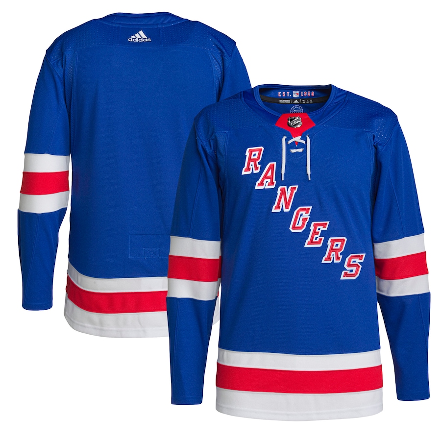 Men's New York Rangers adidas Royal Home Primegreen Authentic Jersey - Jersey