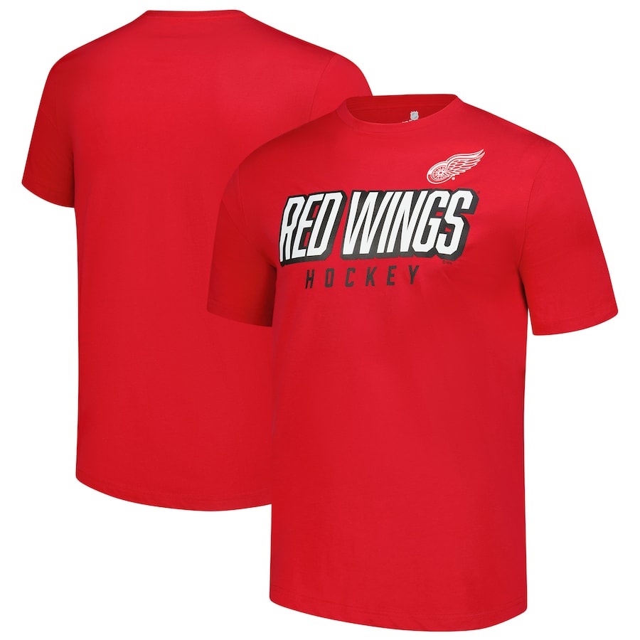 Men's Detroit Red Wings Fanatics Red T-Shirt - Jersey