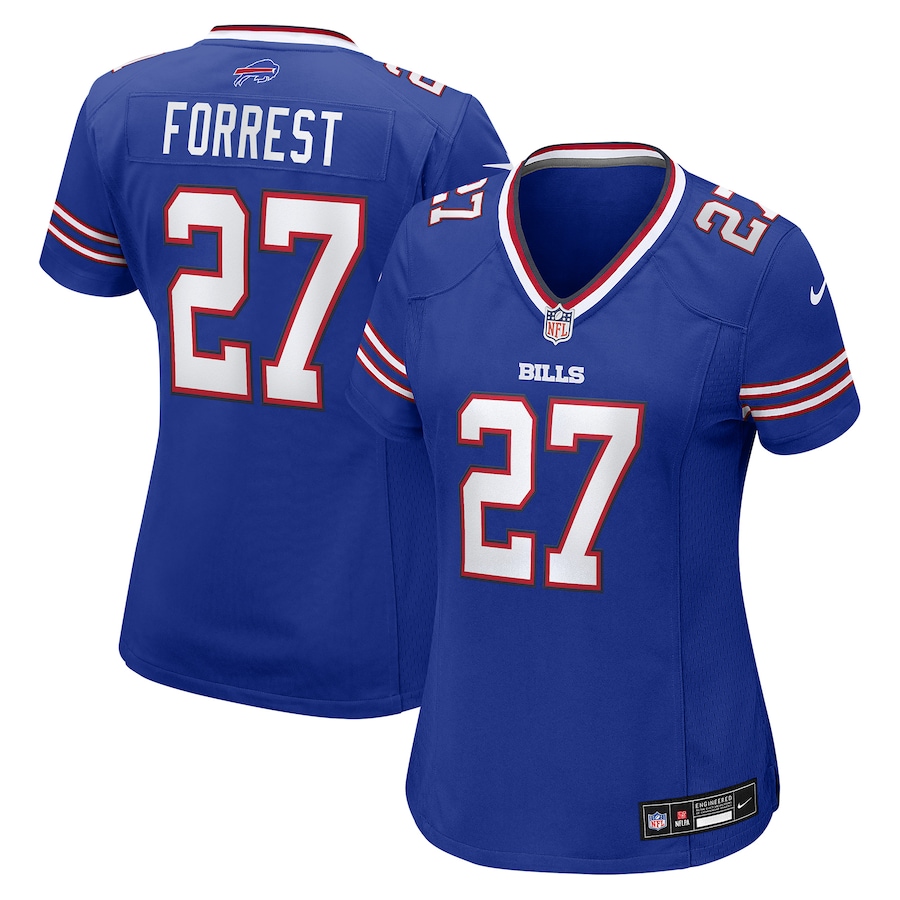 Women's Buffalo Bills Darrick Forrest Nike Royal Team Game Jersey - Jersey