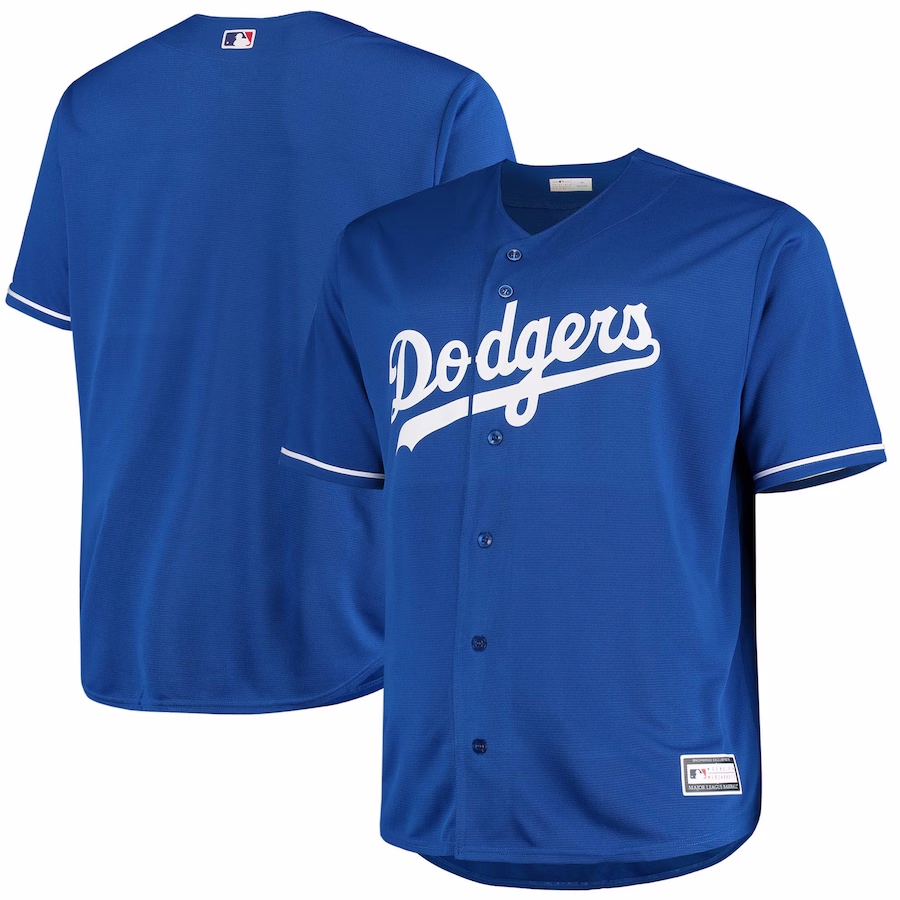 Men's Los Angeles Dodgers Royal Big & Tall Replica Alternate Team Jersey - Jersey