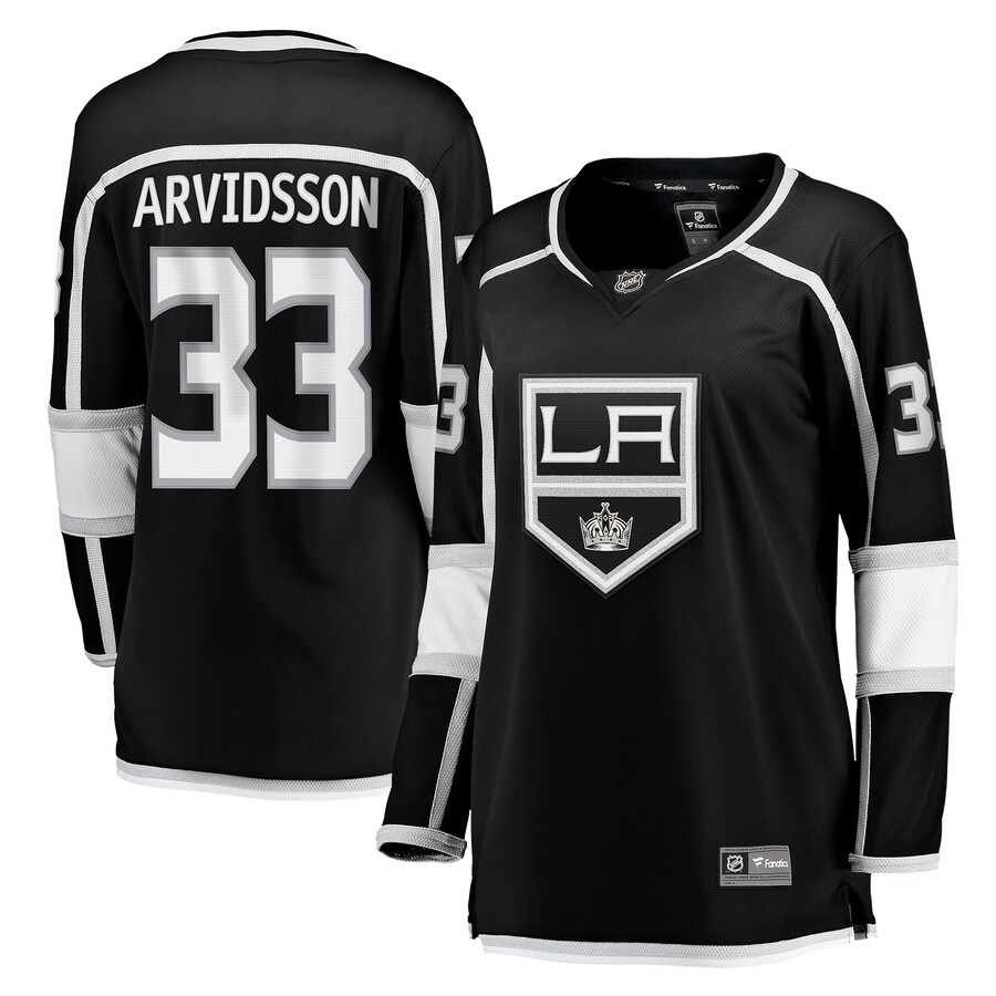Women's Los Angeles Kings Viktor Arvidsson Fanatics Branded Black Home Breakaway Player Jersey - Jersey