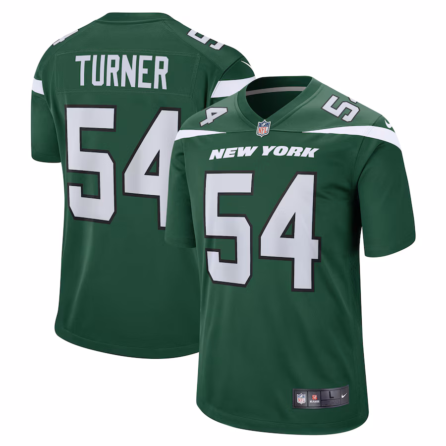 Men's New York Jets Billy Turner Nike Gotham Green  Game Jersey - Jersey
