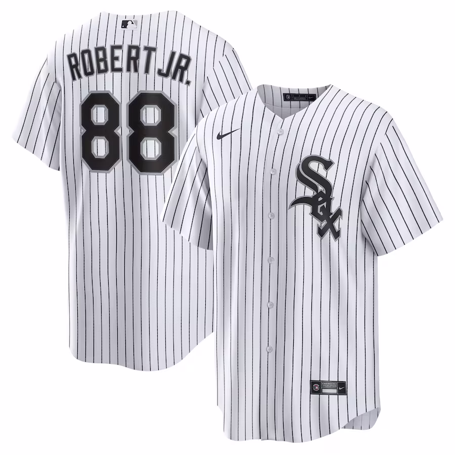 Men's Chicago White Sox Luis Robert Nike White Replica Player Name Jersey - Jersey