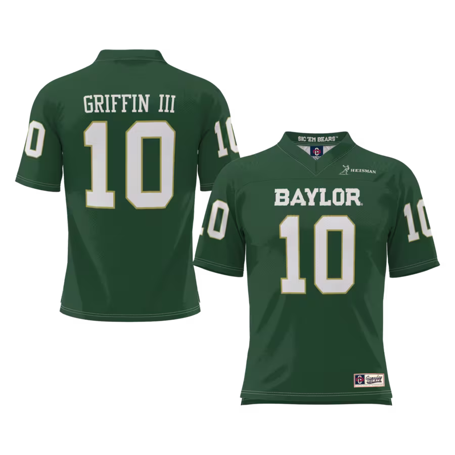 Robert Griffin III Baylor Bears GameDay Greats Heisman Football Jersey - Green - Jersey