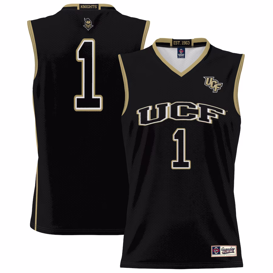 #1 UCF Knights GameDay Greats Unisex Lightweight Basketball Jersey - Black - Jersey