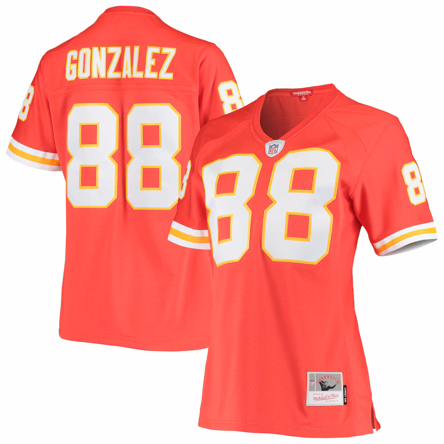 Women's Kansas City Chiefs Tony Gonzalez Mitchell & Ness Red Legacy Replica Team Jersey - Jersey