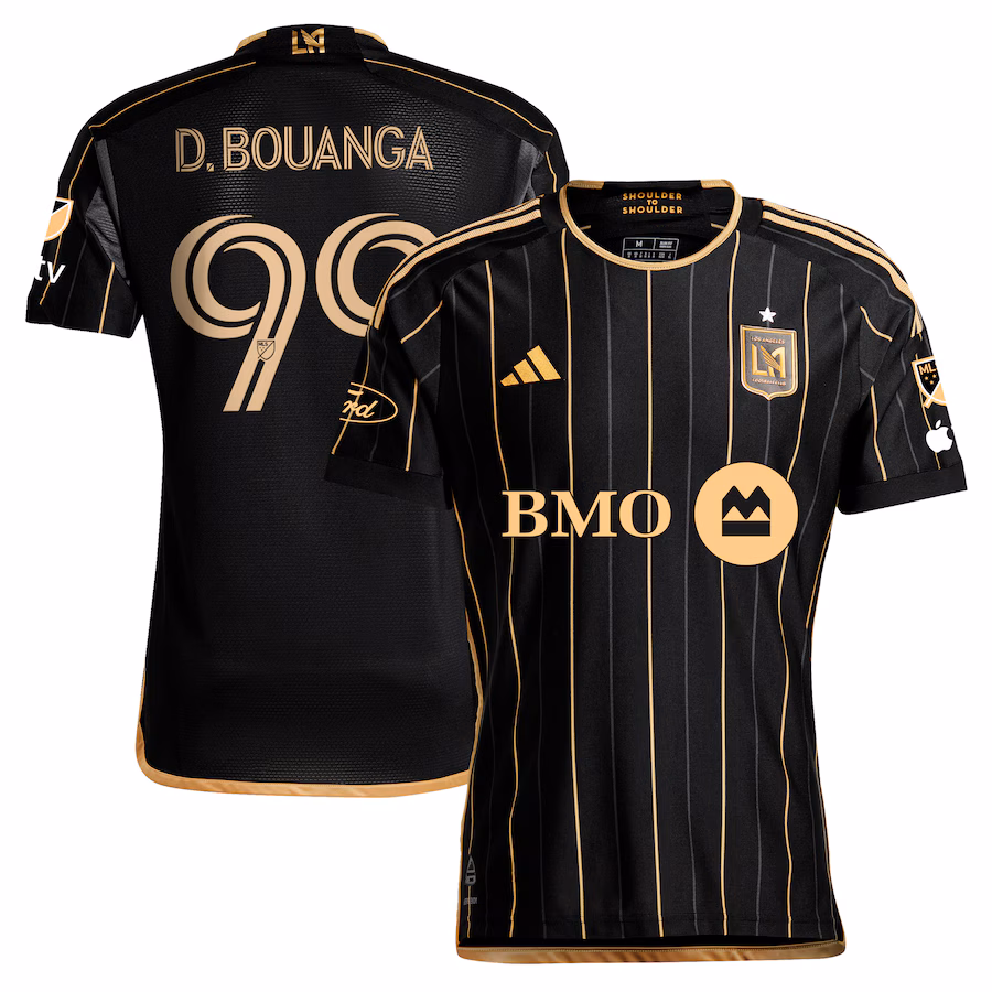 Men's LAFC Denis Bouanga adidas Black 2024 Primary Authentic Player Jersey - Jersey