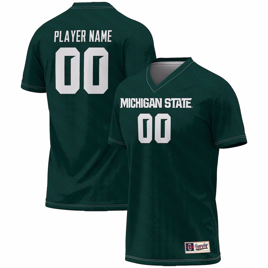Michigan State Spartans GameDay Greats Youth Lightweight NIL Pick-A-Player Women's Soccer Jersey - Green - Jersey