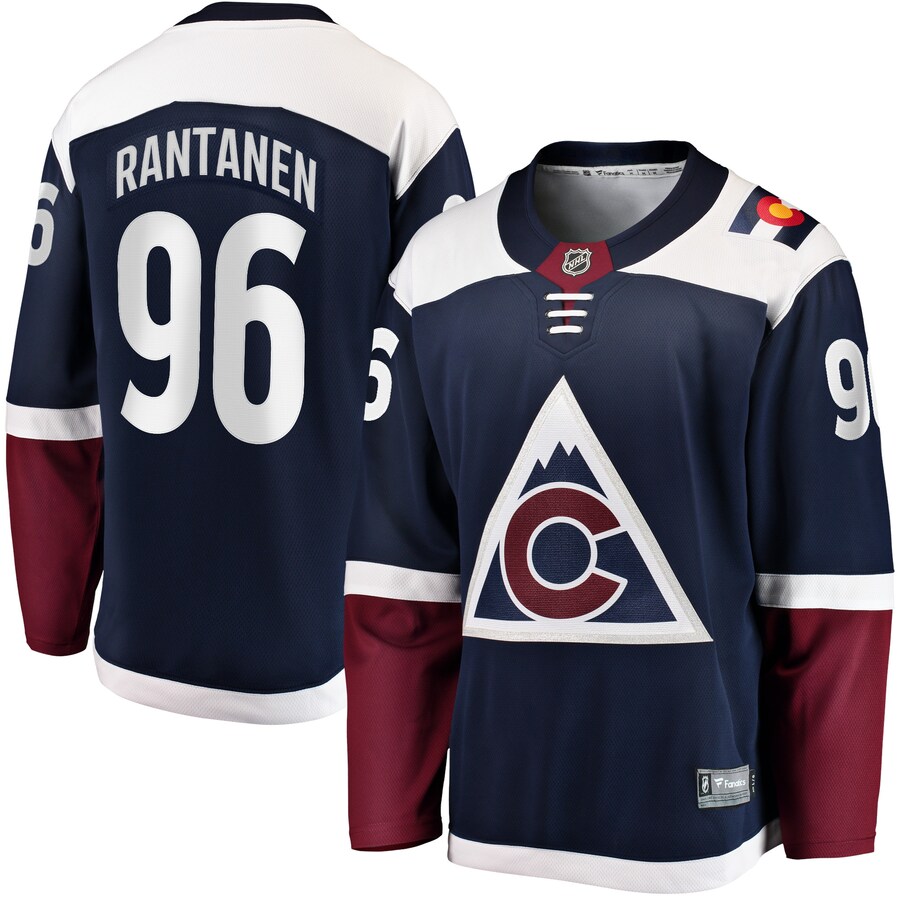 Men's Colorado Avalanche Mikko Rantanen Fanatics Branded Navy Premier Breakaway Player Jersey - Jersey