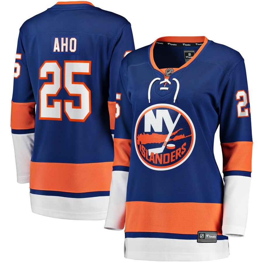 Women's New York Islanders Sebastian Aho Fanatics Branded Royal Home Breakaway Player Jersey - Jersey
