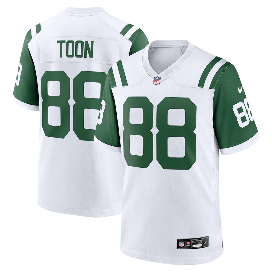 Men's New York Jets Al Toon Nike White Classic Alternate Retired Player Game Jersey - Jersey