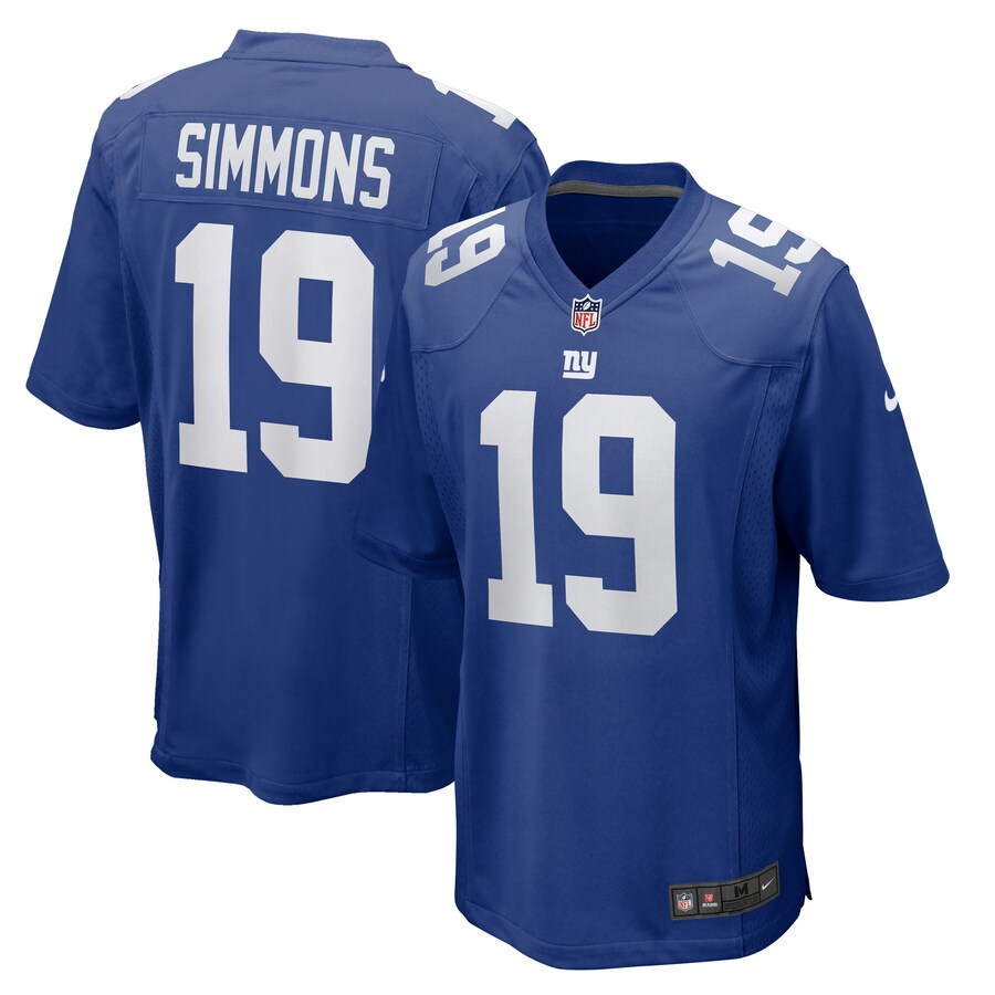Men's New York Giants Isaiah Simmons Nike  Royal Team Game Jersey - Jersey