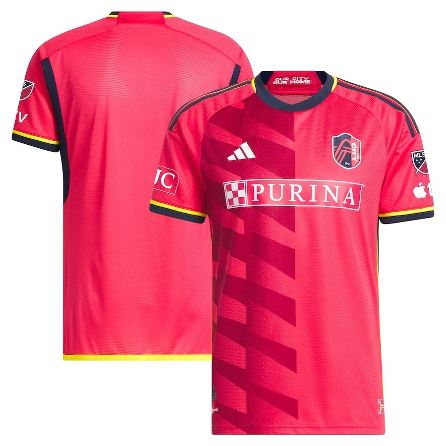 Men's St. Louis City SC adidas Red 2023 CITY Kit Authentic Jersey - Jersey