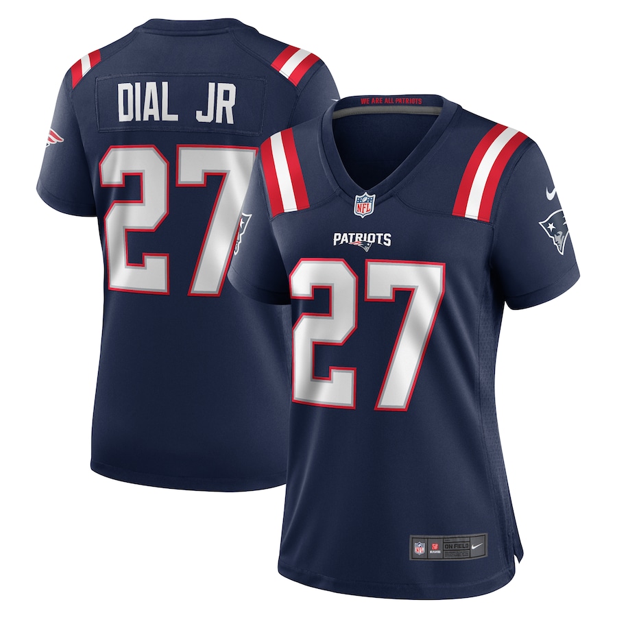 Women's New England Patriots Marcellas Dial Jr. Nike Navy Game Jersey - Jersey