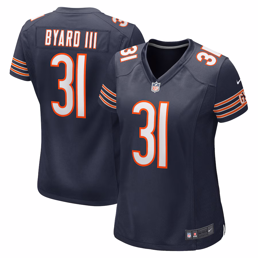 Women's Chicago Bears Kevin Byard III Nike  Navy  Game Jersey - Jersey