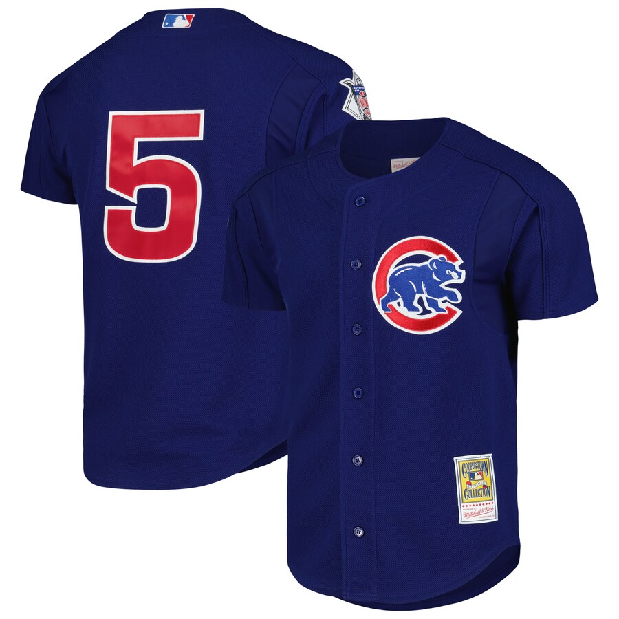 Men's Chicago Cubs Nomar Garciaparra Mitchell & Ness Royal Cooperstown Collection 2005 Batting Practice Jersey - Jersey