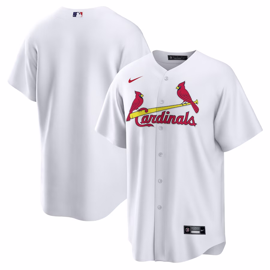 Men's St. Louis Cardinals Nike White Home Blank Replica Jersey - Jersey