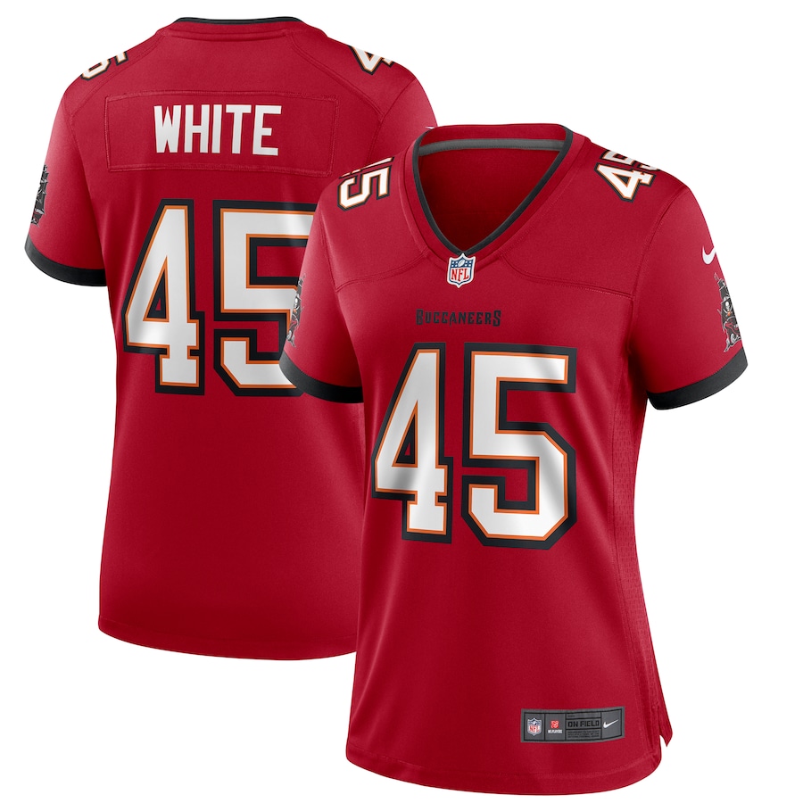 Women's Tampa Bay Buccaneers Devin White Nike Red Game Player Jersey - Jersey