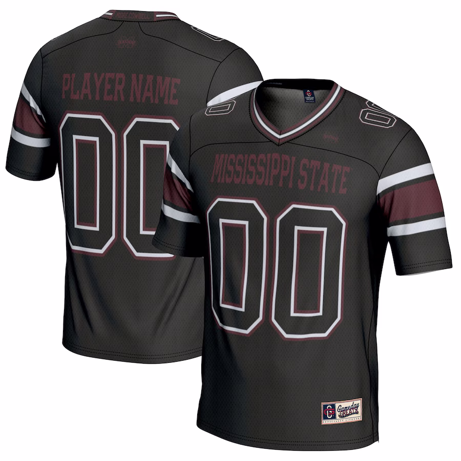 Mississippi State Bulldogs GameDay Greats Youth NIL Pick-A-Player Football Jersey - Black - Jersey