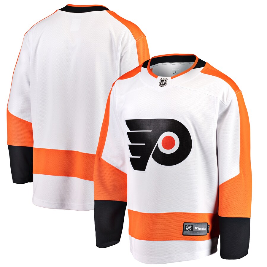 Men's Philadelphia Flyers Fanatics Branded White Breakaway Away Jersey - Jersey