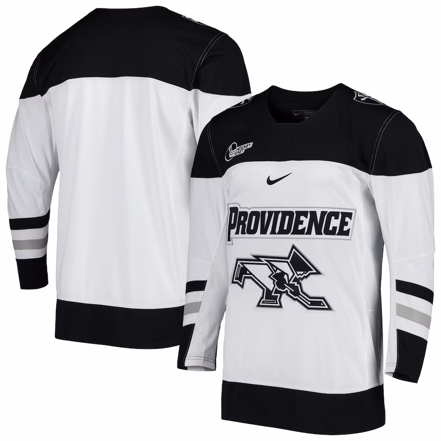 Men's Nike White Providence Friars Replica Hockey Jersey - Jersey