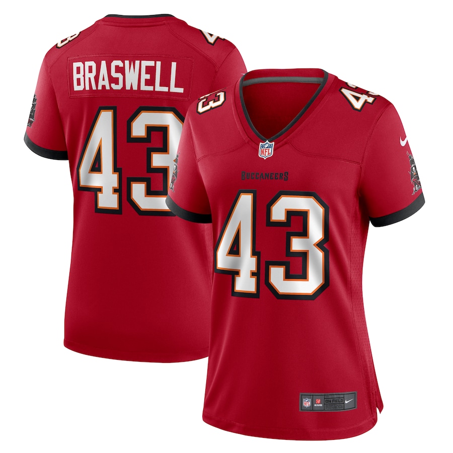 Women's Tampa Bay Buccaneers Chris Braswell Nike Red Game Jersey - Jersey