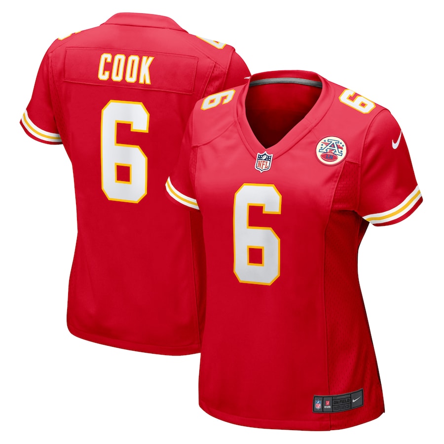 Women's Kansas City Chiefs Bryan Cook Nike Red Game Player Jersey - Jersey