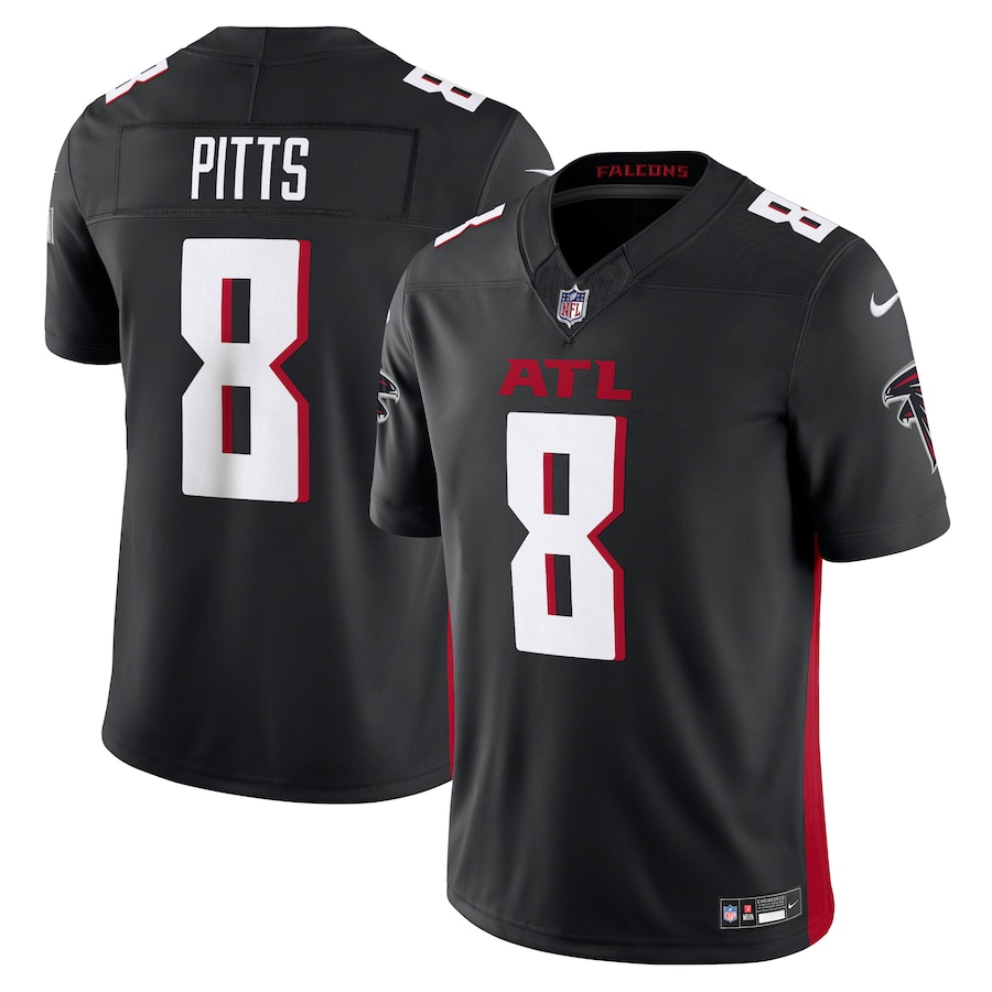 Men's Atlanta Falcons Kyle Pitts Nike Black Vapor F.U.S.E. Limited Jersey - Jersey