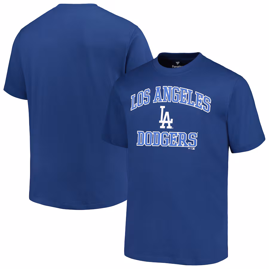 Men's Los Angeles Dodgers Profile Royal Big & Tall Heart & Soul T-Shirt - Jersey