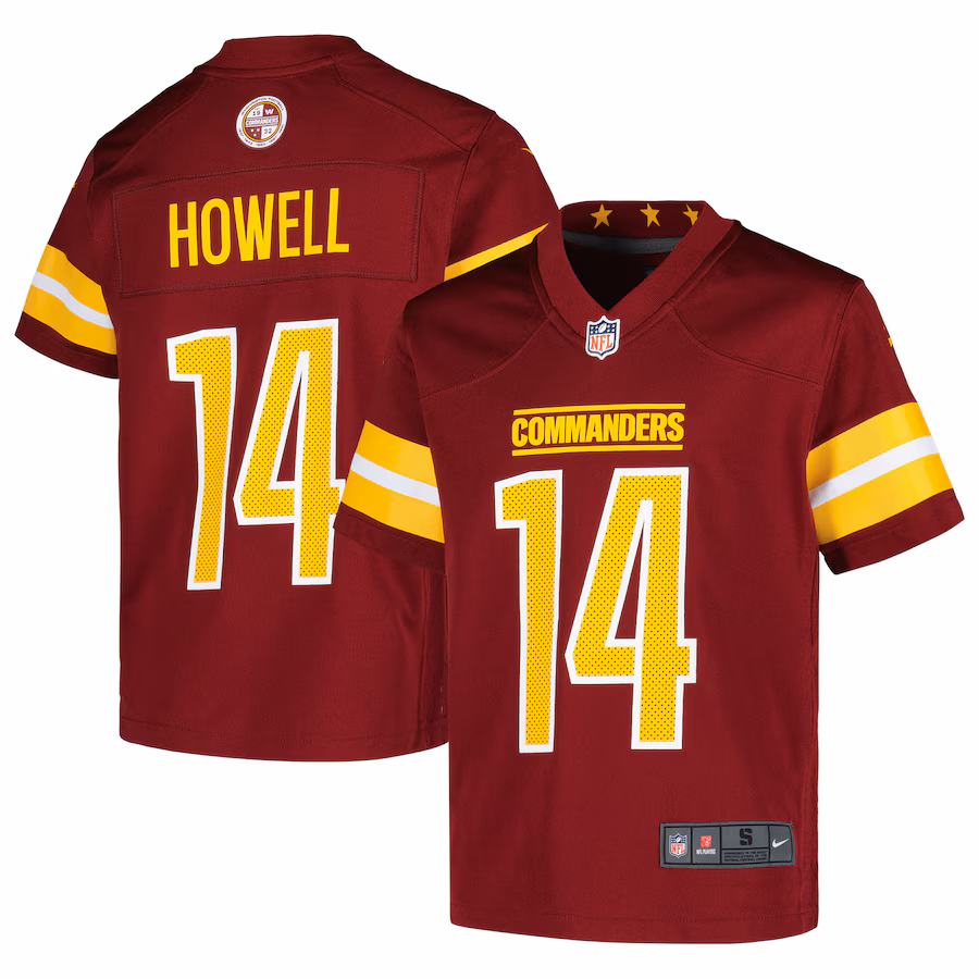 Youth Washington Commanders Sam Howell Nike Burgundy Game Jersey - Jersey