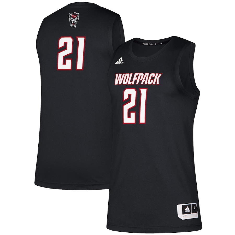 Men's adidas #21 Black NC State Wolfpack Swingman Jersey - Jersey