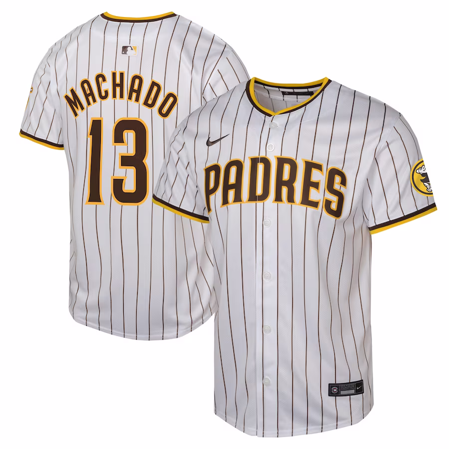 Youth San Diego Padres Manny Machado Nike White Home Limited Player Jersey - Jersey