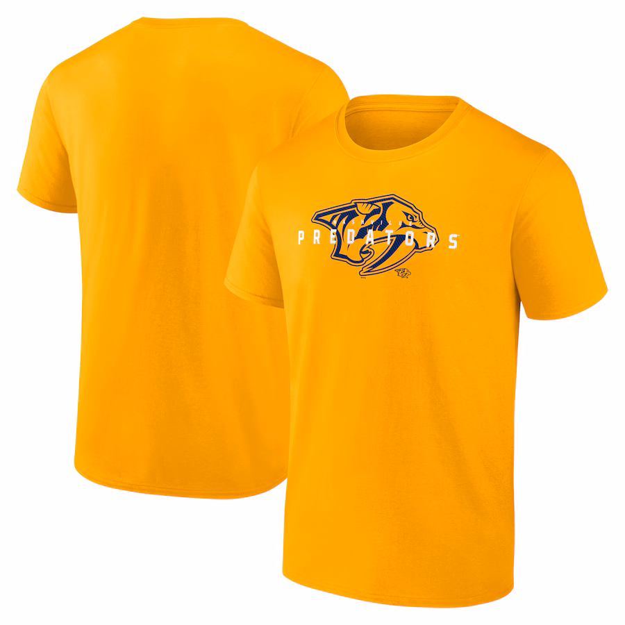 Men's Nashville Predators Gold Coordinate T-Shirt - Jersey
