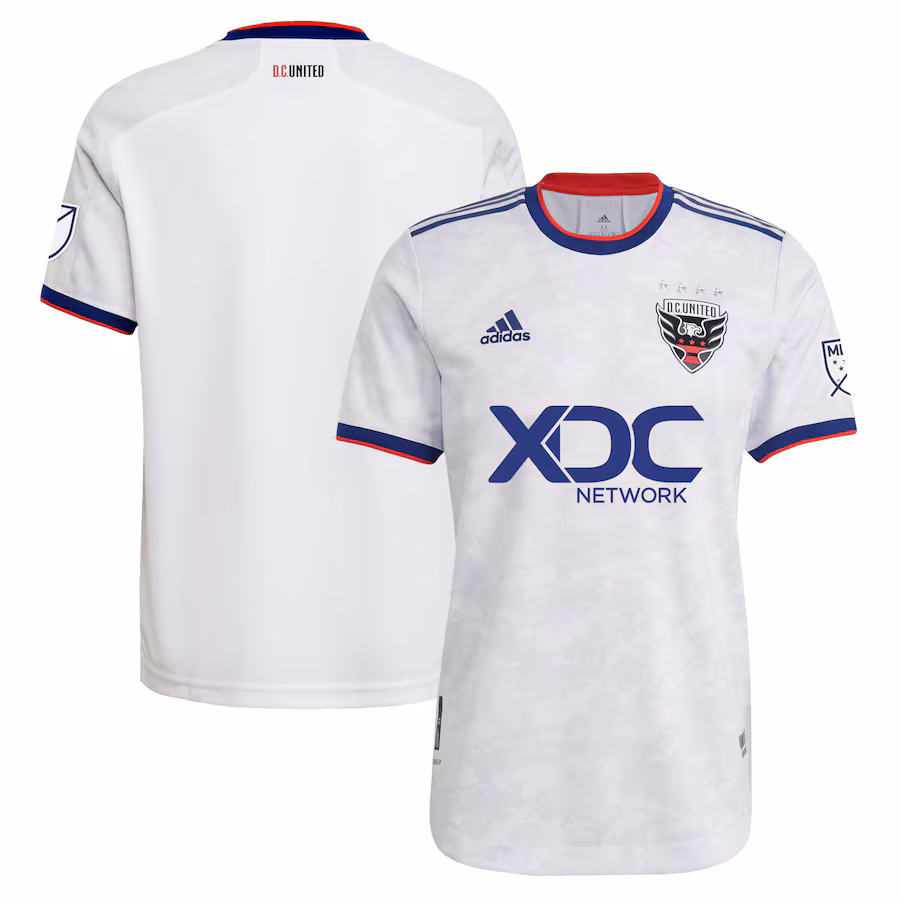 Men's D.C. United adidas White 2022 The Marble Authentic Jersey - Jersey