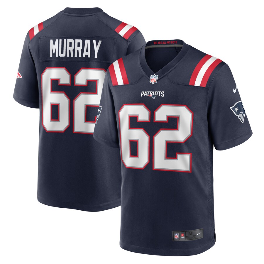 Men's New England Patriots Bill Murray Nike Navy Game Player Jersey - Jersey