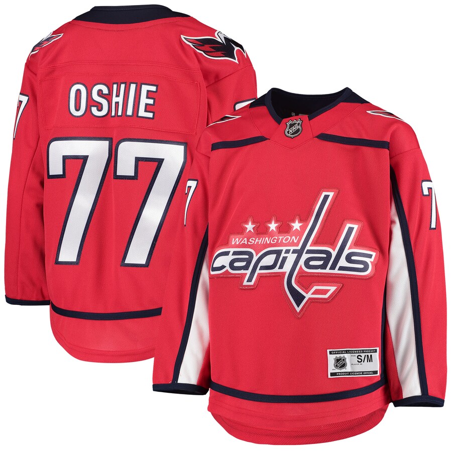 Youth Washington Capitals TJ Oshie Red Home Premier Player Jersey - Jersey